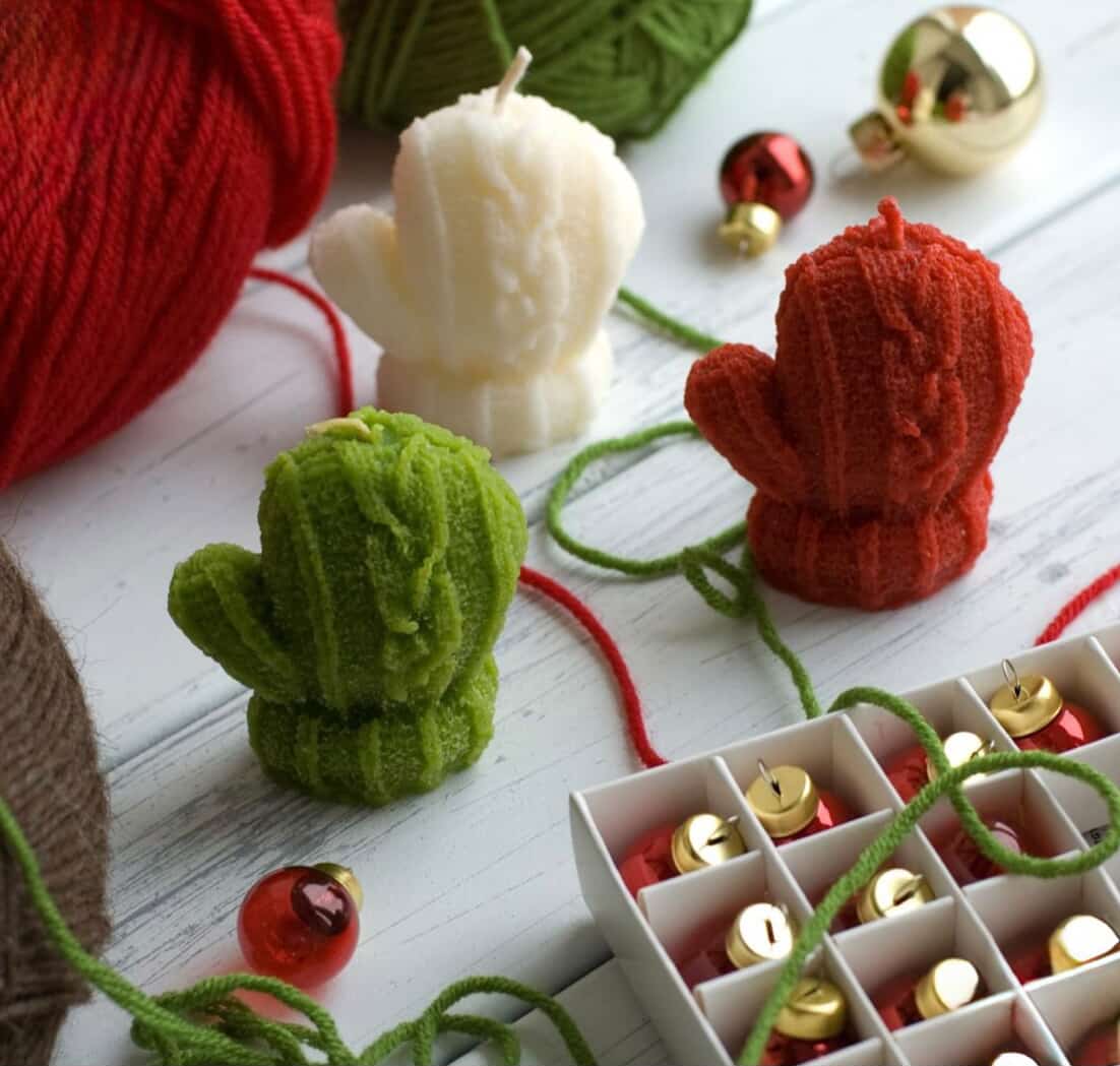 Mitten Candle