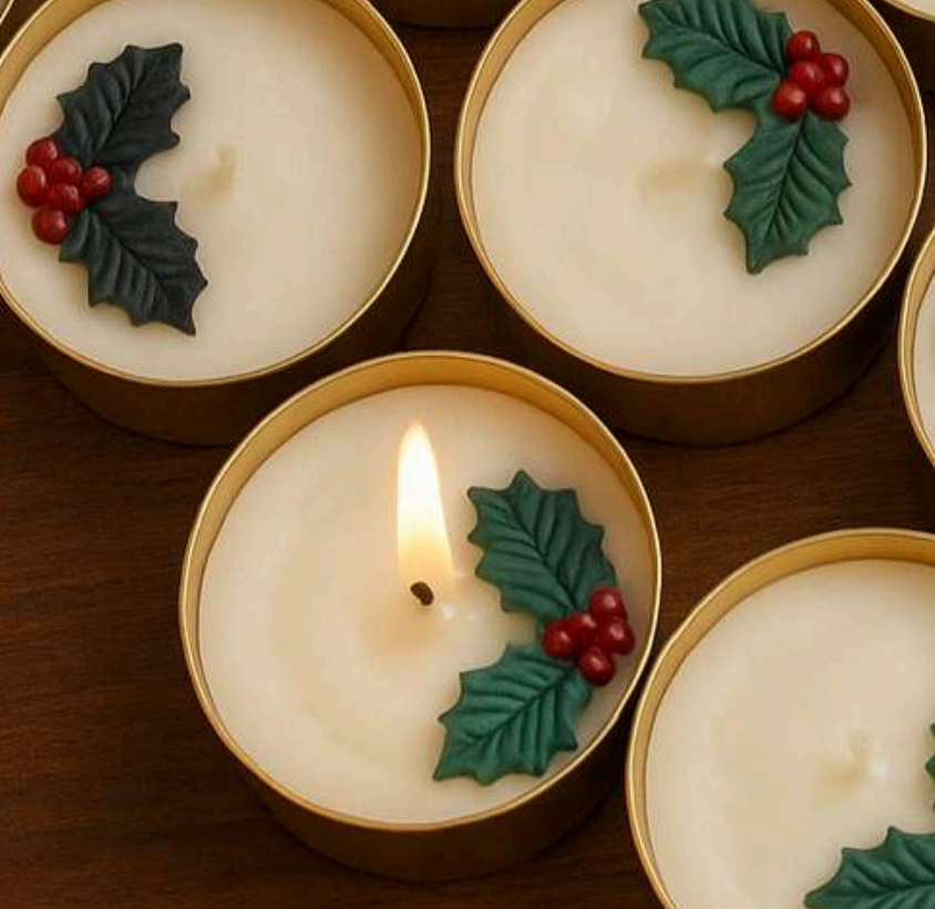 Holly Berries Candle