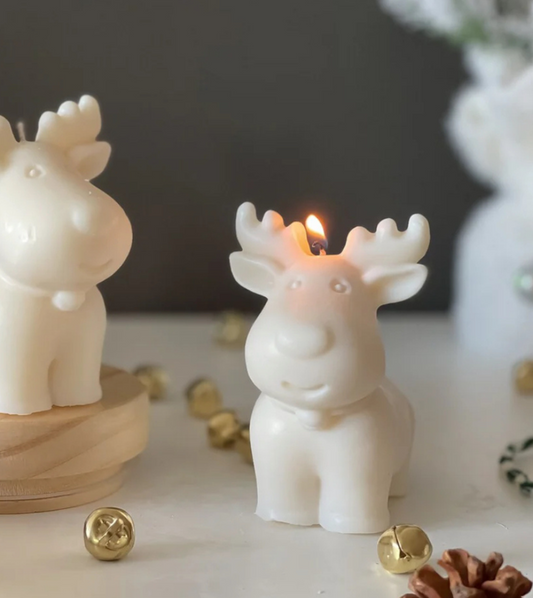 Nordic Reindeer Candle