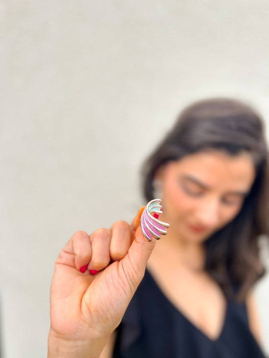 Curvy Western Earrings – Sleek, Stylish & Statement