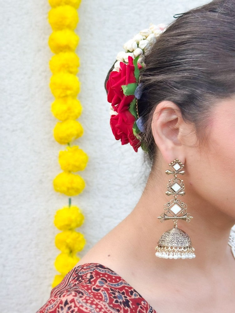Long Antique Jhumka